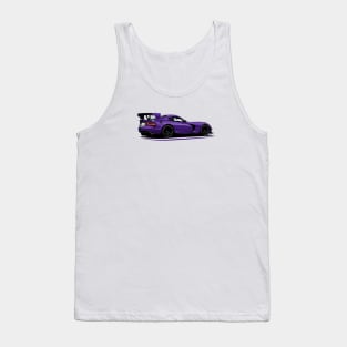 Purple Snake Tank Top